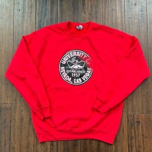 UNLV University Nevada Las Vegas Crew Neck Sweatshirt